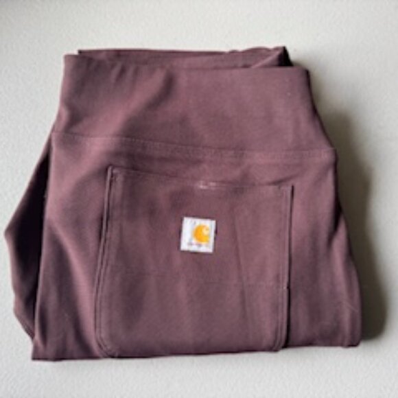 Carhartt Pants - Women's Carhartt Medium Weight Leggings, Size Large, Wine / Burgandy Color